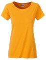 Dames T-shirt Daiber Basic-T 8007 Gold Yellow